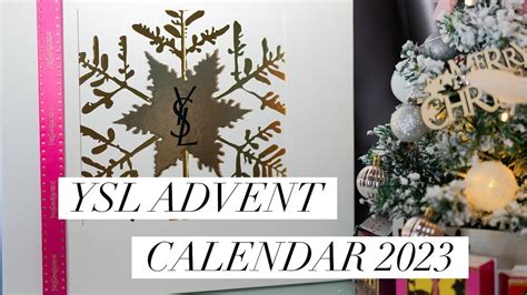 ysl 日历|YSL calendar.